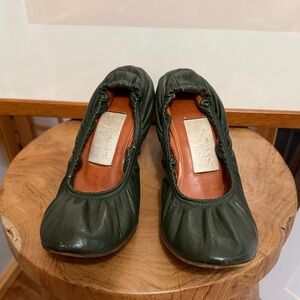 Lanvin Leather Block Heel Pumps – Size 38